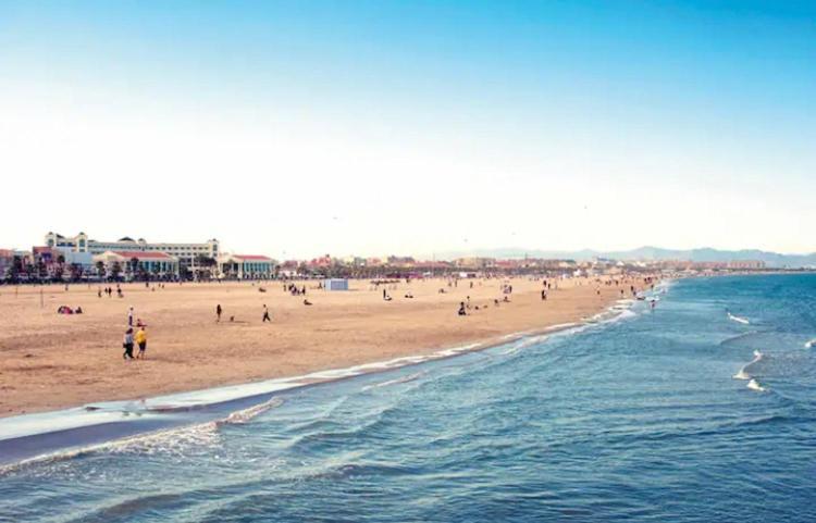 Lovely Apartment Near Beach & Science City Valencia Exterior foto